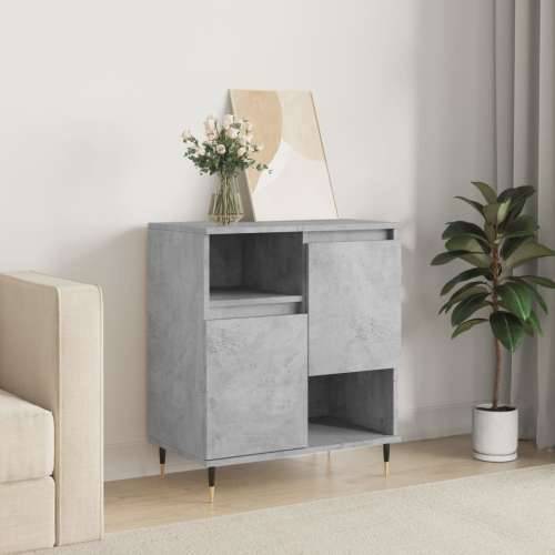 Komoda siva boja betona 60x35x70 cm od konstruiranog drva - Beton siva 1 Cijena