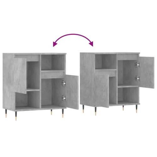 Komoda siva boja betona 60x35x70 cm od konstruiranog drva - Beton siva 1 Cijena