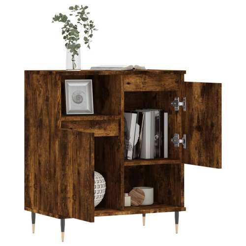 Komoda boja dimljenog hrasta 60 x 35 x 70 cm konstruirano drvo - Dimljeni hrast 1 Cijena