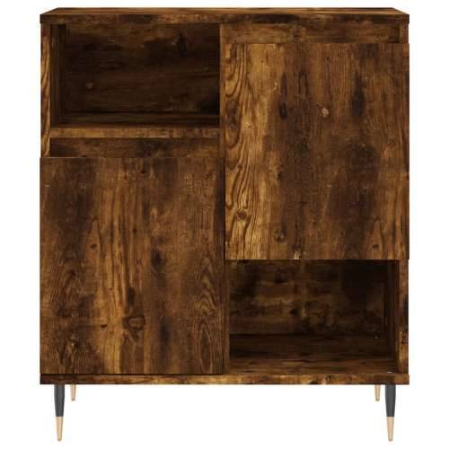 Komoda boja dimljenog hrasta 60 x 35 x 70 cm konstruirano drvo - Dimljeni hrast 1 Cijena