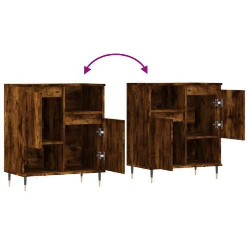 Komoda boja dimljenog hrasta 60 x 35 x 70 cm konstruirano drvo - Dimljeni hrast 1 Cijena