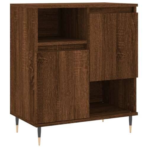 Komoda boja smeđeg hrasta 60 x 35 x 70 cm konstruirano drvo - Smeđi hrast 1 Cijena