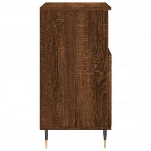 Komoda boja smeđeg hrasta 60 x 35 x 70 cm konstruirano drvo - Smeđi hrast 1 Cijena