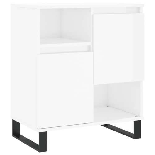 Komoda sjajna bijela 60 x 35 x 70 cm od konstruiranog drva - Visoko sjajno bijela 1 Cijena