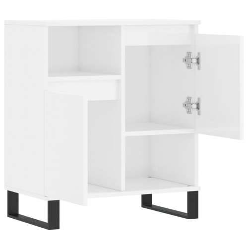 Komoda sjajna bijela 60 x 35 x 70 cm od konstruiranog drva - Visoko sjajno bijela 1 Cijena