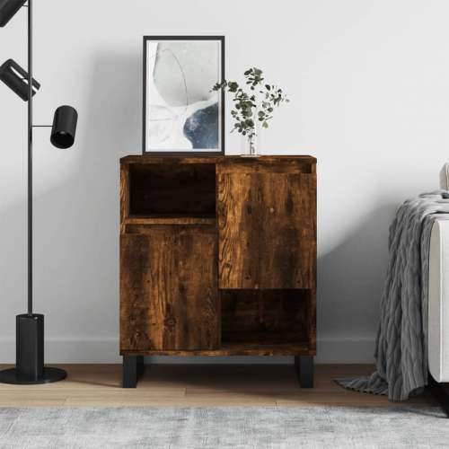 Komoda boja dimljenog hrasta 60 x 35 x 70 cm konstruirano drvo - Dimljeni hrast 1 Cijena
