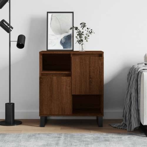 Komoda boja smeđeg hrasta 60 x 35 x 70 cm konstruirano drvo - Smeđi hrast 1 Cijena