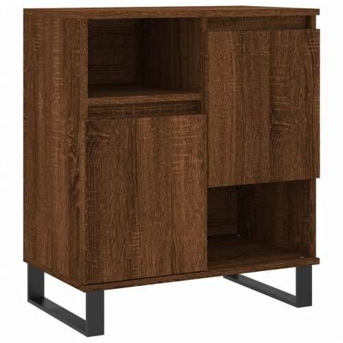 Komoda boja smeđeg hrasta 60 x 35 x 70 cm konstruirano drvo - Smeđi hrast 1 Cijena