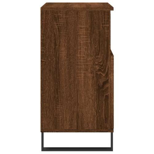 Komoda boja smeđeg hrasta 60 x 35 x 70 cm konstruirano drvo - Smeđi hrast 1 Cijena