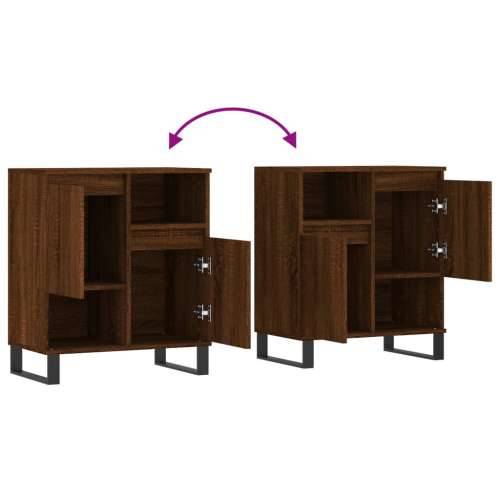 Komoda boja smeđeg hrasta 60 x 35 x 70 cm konstruirano drvo - Smeđi hrast 1 Cijena