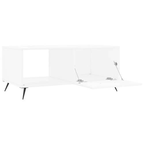Stolić za kavu bijeli 90 x 50 x 40 cm od konstruiranog drva - Bijela 1 Cijena