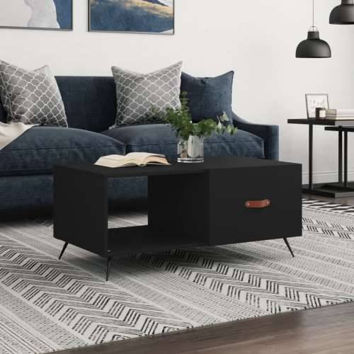Stolić za kavu crni 90x50x40 cm od konstruiranog drva - Crna 1 Cijena