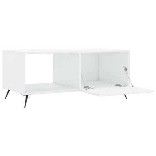 Stolić za kavu sjajni bijeli 90 x 50 x 40 cm konstruirano drvo - Visoko sjajno bijela 1 Cijena