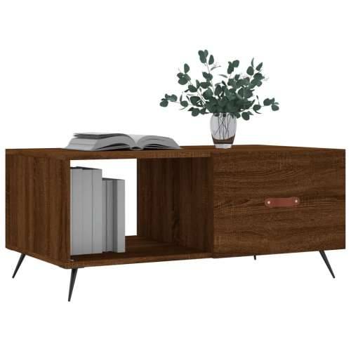 Stolić za kavu Smeđa hrasta 90x50x40 cm konstruirano drvo - Smeđi hrast 1 Cijena