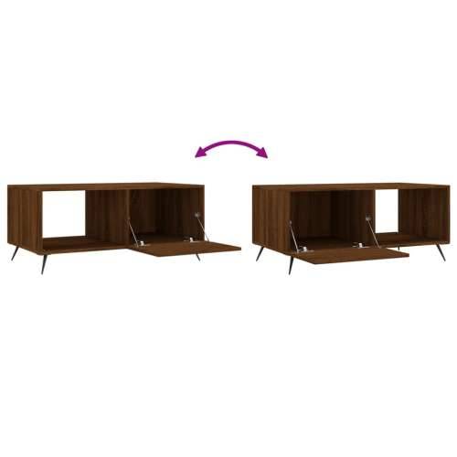 Stolić za kavu Smeđa hrasta 90x50x40 cm konstruirano drvo - Smeđi hrast 1 Cijena