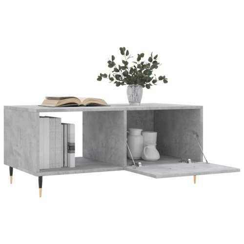 Stolić za kavu boja betona 90 x 50 x 40 cm konstruirano drvo - Beton siva 1 Cijena