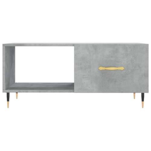 Stolić za kavu boja betona 90 x 50 x 40 cm konstruirano drvo - Beton siva 1 Cijena