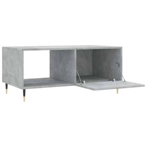 Stolić za kavu boja betona 90 x 50 x 40 cm konstruirano drvo - Beton siva 1 Cijena