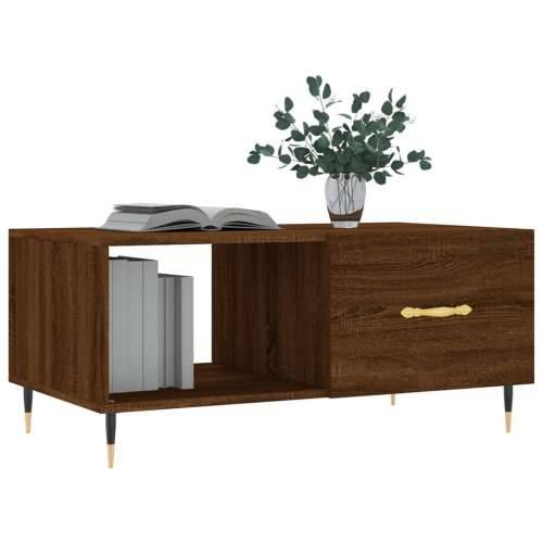 Stolić za kavu Smeđa hrasta 90x50x40 cm konstruirano drvo - Smeđi hrast 1 Cijena