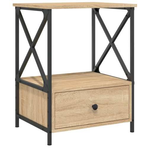 Noćni ormarići 2 kom boja hrasta 50x41x65 cm konstruirano drvo - sonoma hrast 2 Cijena