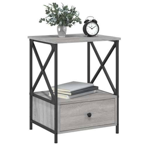 Noćni ormarići 2 kom boja hrasta 50x41x65 cm konstruirano drvo - Sivi hrast sonoma 2 Cijena