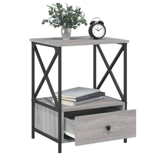 Noćni ormarići 2 kom boja hrasta 50x41x65 cm konstruirano drvo - Sivi hrast sonoma 2 Cijena