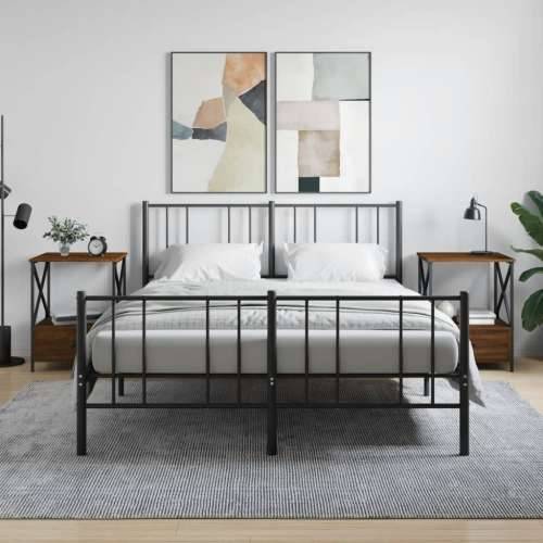 Noćni ormarići 2 kom boja hrasta 50x41x65 cm konstruirano drvo - Smeđi hrast 2 Cijena