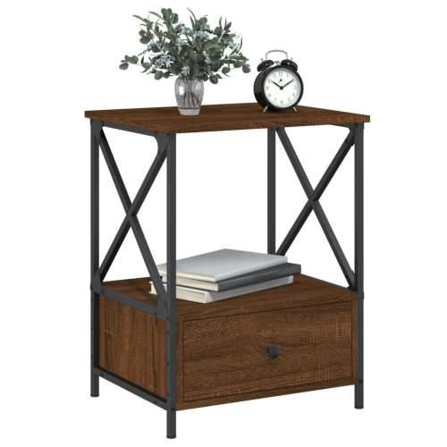 Noćni ormarići 2 kom boja hrasta 50x41x65 cm konstruirano drvo - Smeđi hrast 2 Cijena