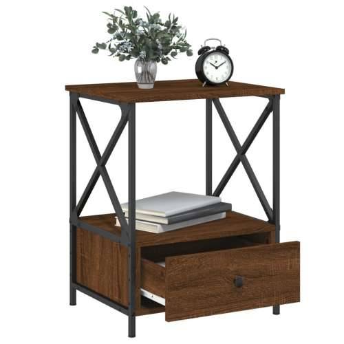 Noćni ormarići 2 kom boja hrasta 50x41x65 cm konstruirano drvo - Smeđi hrast 2 Cijena