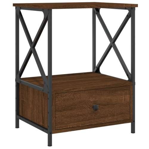 Noćni ormarići 2 kom boja hrasta 50x41x65 cm konstruirano drvo - Smeđi hrast 2 Cijena