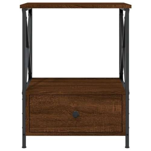 Noćni ormarići 2 kom boja hrasta 50x41x65 cm konstruirano drvo - Smeđi hrast 2 Cijena