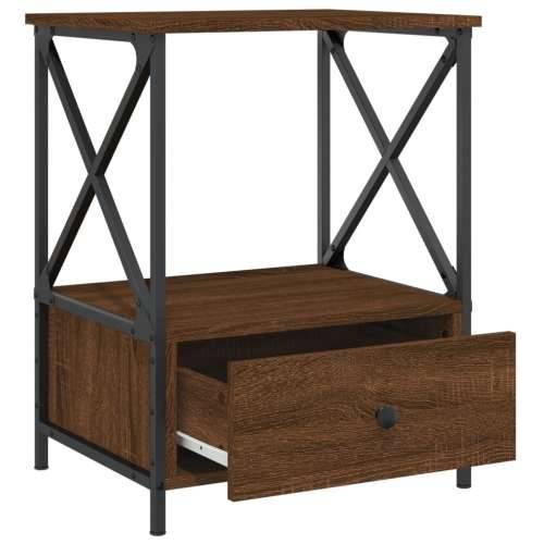 Noćni ormarići 2 kom boja hrasta 50x41x65 cm konstruirano drvo - Smeđi hrast 2 Cijena