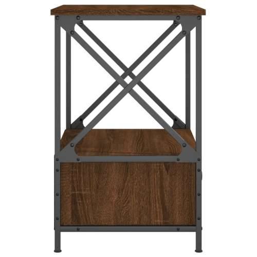 Noćni ormarići 2 kom boja hrasta 50x41x65 cm konstruirano drvo - Smeđi hrast 2 Cijena