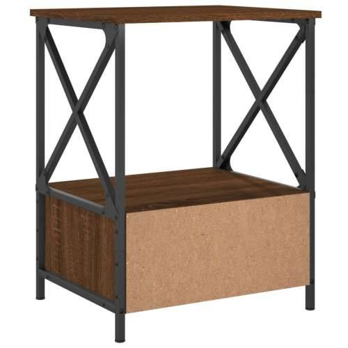 Noćni ormarići 2 kom boja hrasta 50x41x65 cm konstruirano drvo - Smeđi hrast 2 Cijena