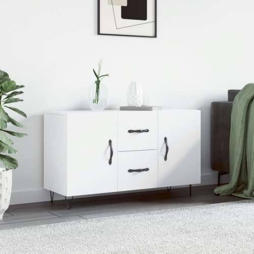 Komoda bijela 100x36x60 cm od konstruiranog drva Bijela 1 Cijena