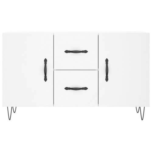 Komoda bijela 100x36x60 cm od konstruiranog drva Bijela 1 Cijena