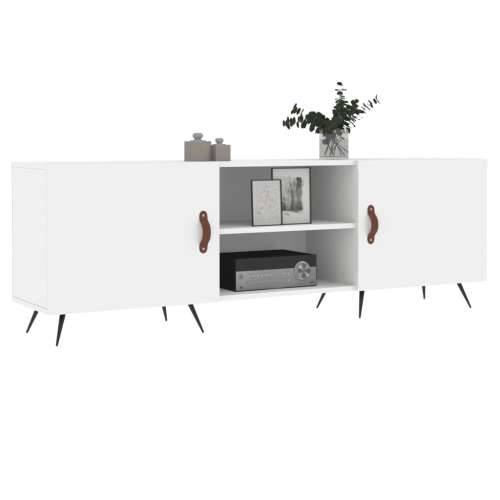 TV ormarić bijeli 150 x 30 x 50 cm od konstruiranog drva - Bijela 1 Cijena