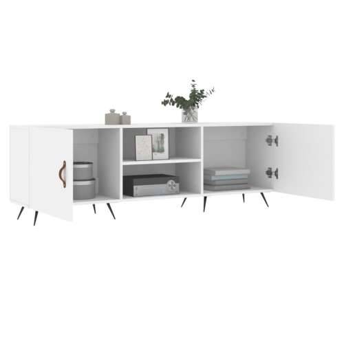 TV ormarić bijeli 150 x 30 x 50 cm od konstruiranog drva - Bijela 1 Cijena