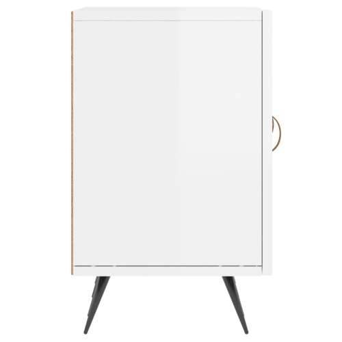 TV ormarić sjajni bijeli 150 x 30 x 50 cm od konstruiranog drva - Visoko sjajno bijela 1 Cijena