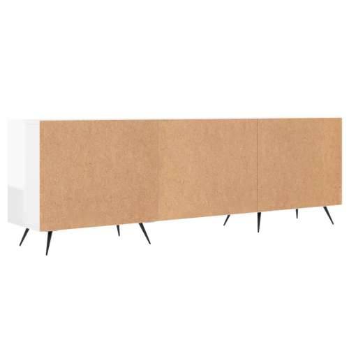 TV ormarić sjajni bijeli 150 x 30 x 50 cm od konstruiranog drva - Visoko sjajno bijela 1 Cijena