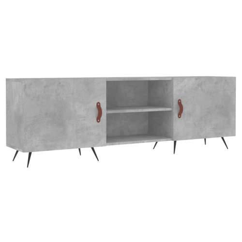 TV ormarić boja betona 150x30x50 cm od konstruiranog drva - Beton siva 1 Cijena