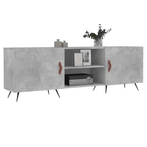 TV ormarić boja betona 150x30x50 cm od konstruiranog drva - Beton siva 1 Cijena