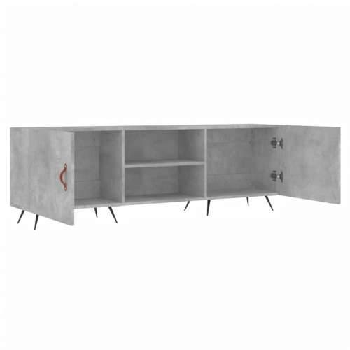 TV ormarić boja betona 150x30x50 cm od konstruiranog drva - Beton siva 1 Cijena