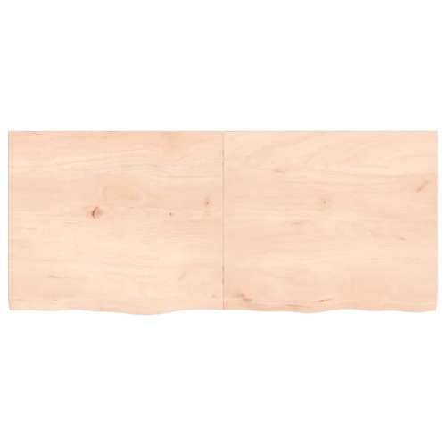 Zidna polica 140x60x(2-4) cm neobrađena masivna hrastovina Prirodna 140 x 60 x 4 cm 1 Cijena