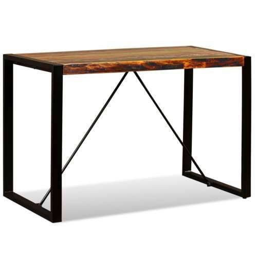 Blagovaonski stol od masivnog obnovljenog drva 120 cm Cijena
