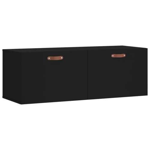 Zidni ormarić crni 100 x 36,5 x 35 cm od konstruiranog drva - Crna 100 x 36.5 x 35 cm 1 Cijena