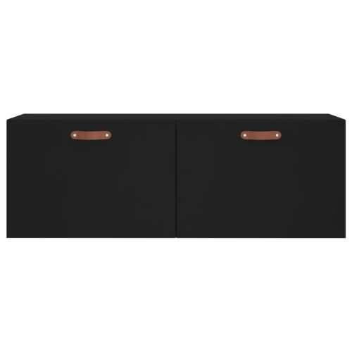 Zidni ormarić crni 100 x 36,5 x 35 cm od konstruiranog drva - Crna 100 x 36.5 x 35 cm 1 Cijena