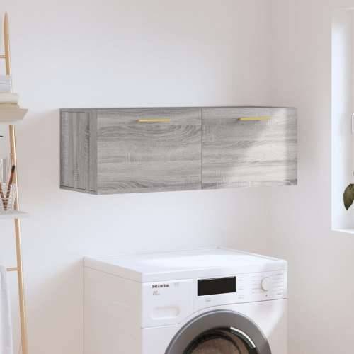 Zidni ormarić siva boja hrasta 100x36,5x35 cm konstruirano drvo - Sivi hrast sonoma 100 x 36.5 x 35 cm 1 Cijena