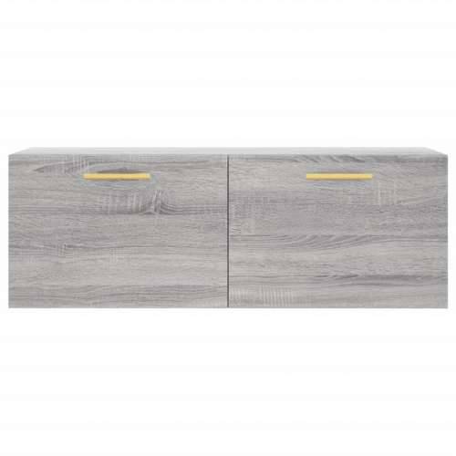 Zidni ormarić siva boja hrasta 100x36,5x35 cm konstruirano drvo - Sivi hrast sonoma 100 x 36.5 x 35 cm 1 Cijena