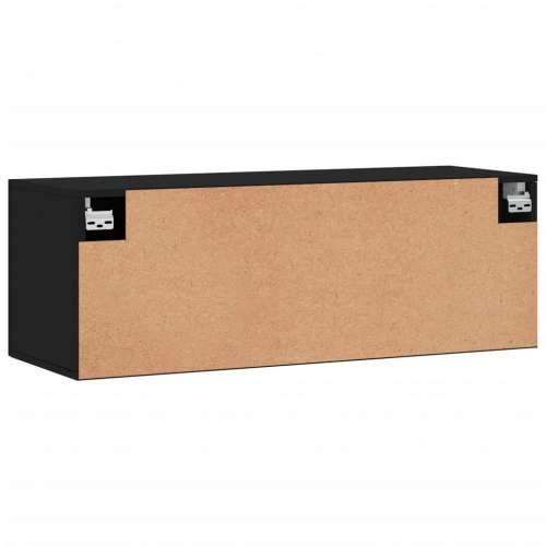 Zidni ormarić crni 100 x 36,5 x 35 cm od konstruiranog drva - Crna 100 x 36.5 x 35 cm 1 Cijena